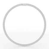 11.48 CT Round Cut Men's Cuban Chain